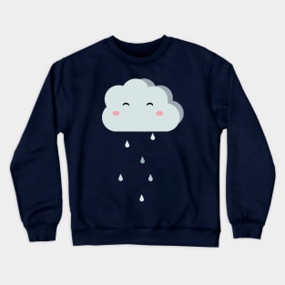 Happy Rainy Cloud Crewneck Sweatshirt